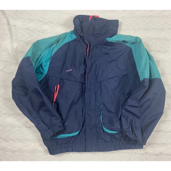 Vtg 90s Columbia Mens XL Ski Jacket Powder Keg Colorblock 3-in-1 Coat + Jacket - Picture 2 of 14